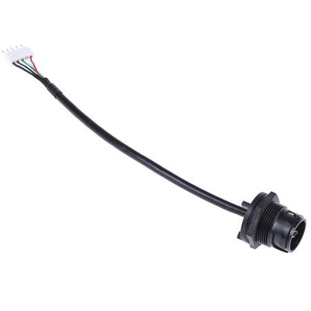 PXP4043/B Bulgin Straight, Panel Mount, Socket- Single Port Type Micro B 2.0 IP66, IP68, IP69K USB Connector