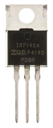 IRF1404PBF Infineon  N-channel MOSFET, 202 A, 40 V HEXFET, 3-Pin TO-220AB