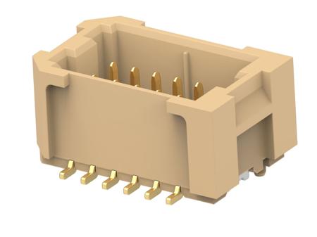 1-2484140-1 TE Connectivity 1-2484140 Series Vertical Surface Mount PCB Header, 12 Contact(s), 1mm Pitch, 2 Row(s)