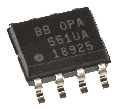 OPA551UA Texas Instruments, Operational Amplifier, 3 MHz, 8-Pin 30 V SOIC