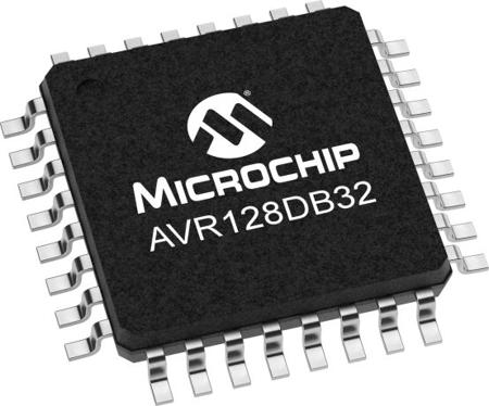 AVR128DB32-E-PT Microchip AVR, AVR12 Microcontroller, 128 KB RAM, 32-Pin TQFP