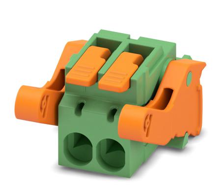 1110607 Phoenix Contact, 5.08mm Pitch, 2 Way, , Pluggable Terminal Block, Plug, Cable Mount, Push-In Termination,