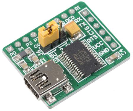 MIKROE-483 MikroElektronika FT232RL Development Kit