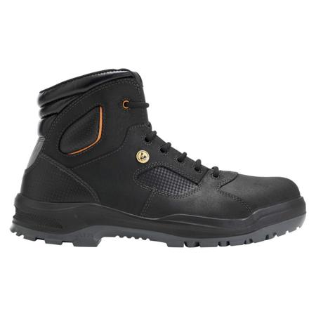 07TYROLA481443 Parade Tyrola Black Composite Toe Capped Unisex Ankle Safety Boots, UK 9, EU 43