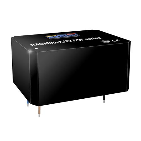 RACM30-12SK-277-PMP Recom, AC-DC Converter, 5 → 24 V dc, Potted RACM30-12SK/277/PMP