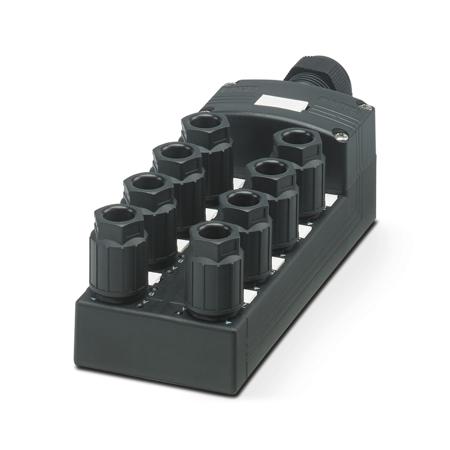 1156006 Phoenix Contact SACB Series Sensor Box, M12, 5m cable, 5 way, 8 port