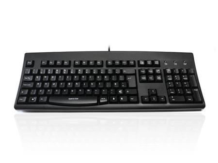 KYBAC260-USBLCBK Ceratech  Wired USB Keyboard, QWERTY (UK), Black