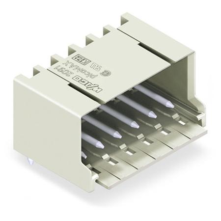 2091-1428 WAGO 2091 Series Angled PCB PCB Header, 8 Contact(s), 3.5 mm Pitch, 1 Row, Shrouded