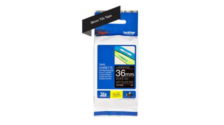 TZE-M365 Brother TZE White on Black Label Printer Tape, 8 m Length, 36 mm Width