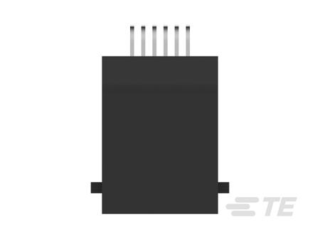 5555077-1 TE Connectivity Cat3 6 Right Angle Surface Mount Unshielded RJ25 Connector
