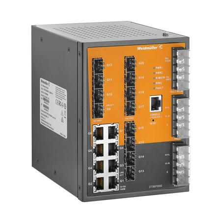 2778970000 Weidmüller Managed 8 x RJ45 Port Network Switch