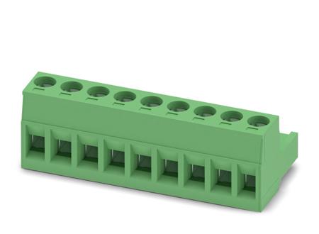 1754588 Phoenix Contact, 5mm Pitch, MSTB 2.5/ 9-ST, 9 Way, , Pluggable Terminal Block, Plug, Plug-In, Screw Termination,