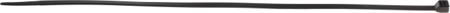 233-493 RS Pro Black Nylon Non-Releasable Cable Tie, 380mm x 7.6 mm