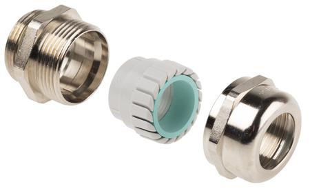53112573 Lapp M25 Nickel Plated Brass, IP68 Cable Gland