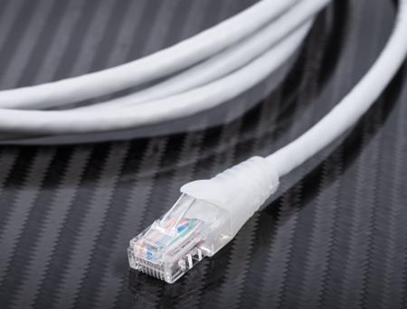 557-032 1m U/UTP, PVC Cat5e Ethernet Cable Assembly Grey
