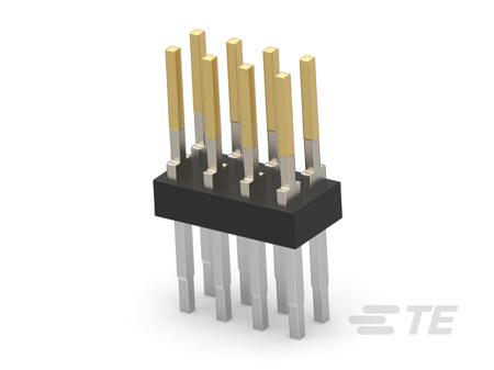 103233-3 TE Connectivity AMPMODU Series Vertical Board PCB Header, 8 Contact(s), 2.54 mm Pitch, 2 Row, Unshrouded