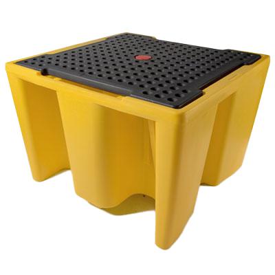 694-327 RS PRO Polypropylene Spill Pallet for Chemical, 1120L Capacity