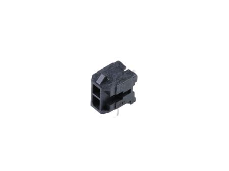 43045-0223 Molex 43045 Series Right Angle Through Hole Header, 2 Contact(s), 3 mm Pitch, 2 Row, Shrouded