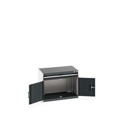 40012091-19V Bott 2 Door, 1 Drawer Steel Floor Standing Cabinet, 800 x 525 x 600mm