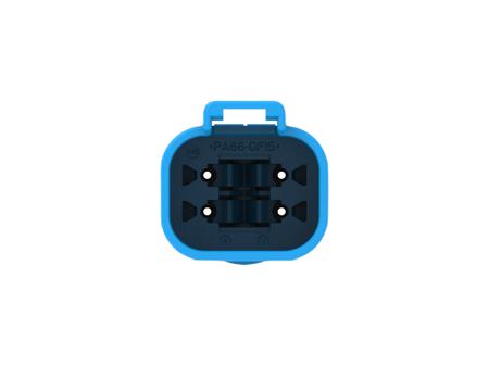 DT04-4P-TN07 TE Connectivity, DT04-4P Automotive Connector Plug Blue Cable 4 Way, Cable Termination