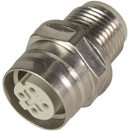 21033812403 HARTING 4 Pole M12 Socket to 4 Pole M12 Plug Adapter