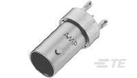 414088-1 TE Connectivity 4140 Series Receptacle Board Mount BNC Connector, 75Ω, Press Fit, Through Hole Termination, Straight