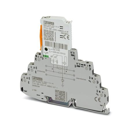 2908208 Phoenix Contact Surge Protector, DIN Rail Mount