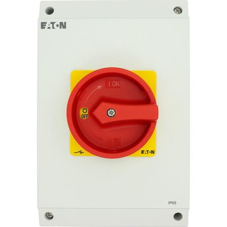 207242-T5B-3-8342-I4-SVB Eaton 6 Pole Non-Fused Switch Disconnector - 63A Maximum Current, 22kW Power Rating, IP65