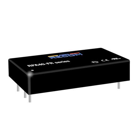 RPA40-11024SFR Recom RPA40-FR DC-DC Converter, 24V dc/ 1.666A Output, 36 → 160 V dc Input, 40W, Through Hole, +105°C Max Temp