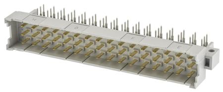 09061486901222 HARTING DIN 41612 48 Way 2.54mm Pitch, Right Angle Rectangular Connector, Plug