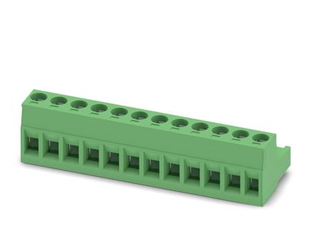 1754643 Phoenix Contact, 5mm Pitch, MSTB 2.5/12-ST, 12 Way, , Pluggable Terminal Block, Plug, Plug-In, Screw Termination,
