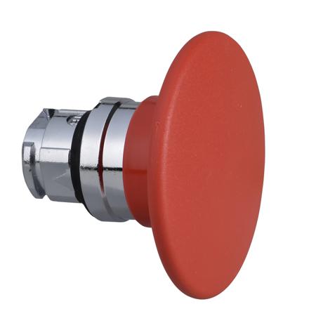 ZB4BR4 Schneider Electric Harmony XB4 Series Red Spring Return Push Button Head, 22mm Cutout, IP66, IP67, IP69(IP69K)
