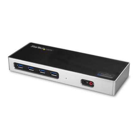 DK30A2DH StarTech.com Dual Monitor 4K USB-C Docking Station with DisplayPort, HDMI - 6 x USB ports, USB C