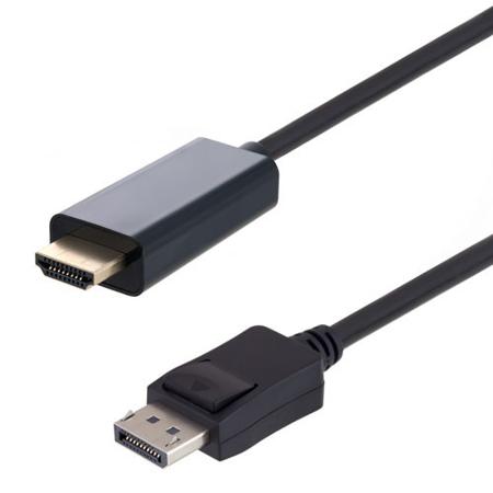 VHA00014-2M L-Com Male DisplayPort to Male HDMI, LSZH  Cable, 2m