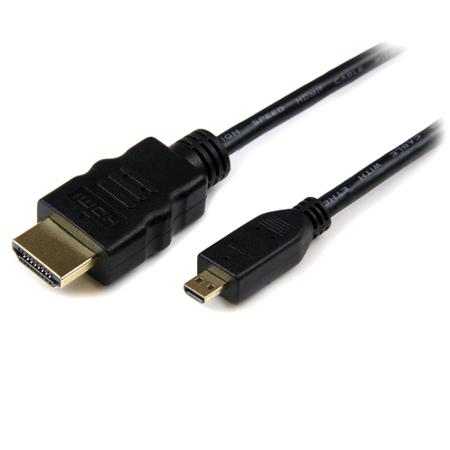 HDADMM3M StarTech.com HDMI 1.4, 3m Male HDMI to Male Micro HDMI High Speed 4K @ 30Hz
