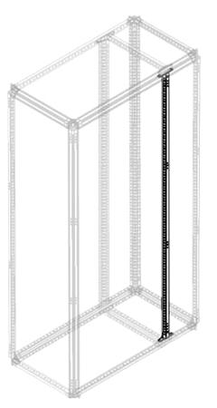1STQ007750A0000 ABB PUCS Series Stainless Steel Crosspiece, 47.5mm W, 2000mm H, 47.5mm L For Use With PUCS2000
