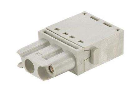 09140035101 HARTING Heavy Duty Power Connector Module, 40A, Female, Han-Modular Series, 3 Contacts