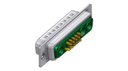 DTS13W3PZ-2 Deltron DTS 10 Way Horizontal D-sub Connector Plug