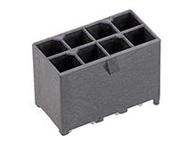 76829-0108 Molex Mega-Fit 76829, 5.7mm Pitch, 8 Way, 2 Row, Vertical PCB Header, Through Hole