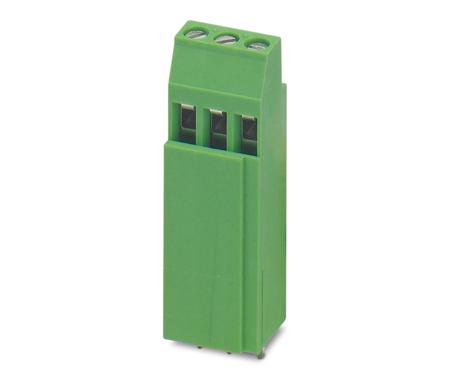 1723195 Phoenix Contact MK3DSH 3/ 3-5.08 Series PCB Terminal Block, 3-Contact, 5.08mm Pitch, Through Hole Mount, Screw