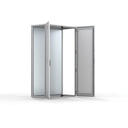 MCD18125R5 nVent HOFFMAN MCD Series Mild Steel Double-Door-Door Floor Standing Enclosure, Double Door Door, IP55, 1800 x 1200 x