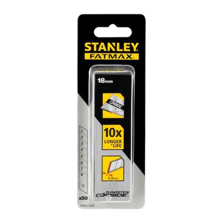STHT8-11818 Stanley Carbon Steel Flat Snap-off Blade, 50 per Package