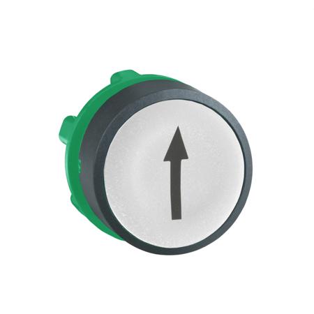 ZB5AA334 Schneider Electric Harmony XB5 Series White Spring Return Push Button Head, 22mm Cutout, IP66, IP67, IP69K