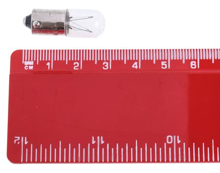 DL1CE130 BA9s Indicator Light, Clear, 130 V