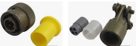 85106EC84P50 Souriau Sunbank by Eaton, 851, Copper Alloy 4 Way Cable Mount MIL Spec Circular Connector Plug, Pin Contacts,Shell Size