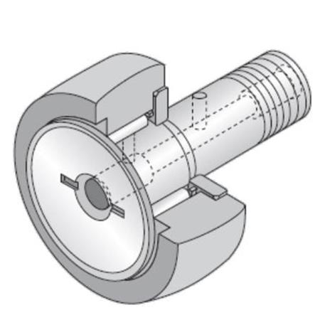 KR32LL-3AS Roller Follower Cam Follower KR32LL/3AS, 12mm ID, 32mm OD