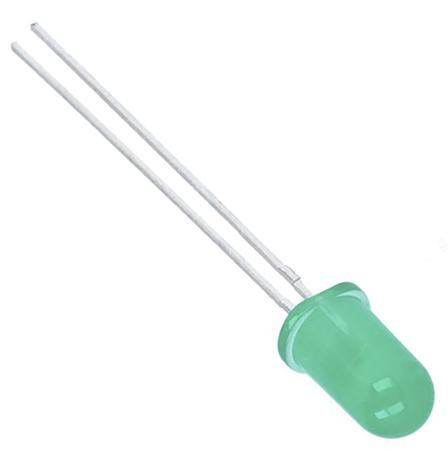 HLMP-4740 Broadcom2.2 V Green LED 5mm Through Hole,