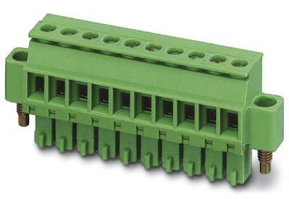1828414 Phoenix Contact, 3.81mm Pitch, MCVR 1.5/ 9-STF-3.81, 9 Way, , Pluggable Terminal Block, Plug, Cable Mount, Screw
