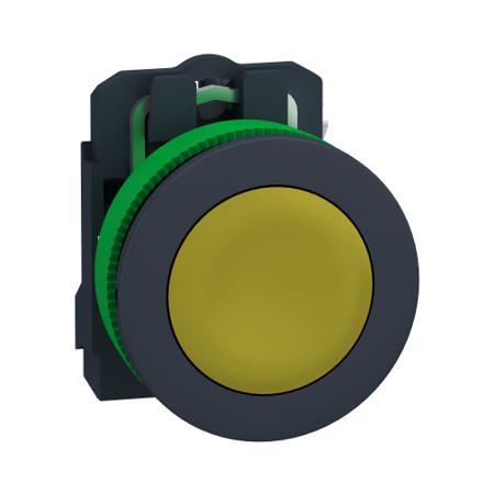 XB5FA51 FLUSH MOUNT YELLOW PUSHBUTTON 1NO