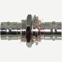 112439 connector,rf coaxial,bnc in-series adapter,bulkhead jack to jack,isolated,50 ohm